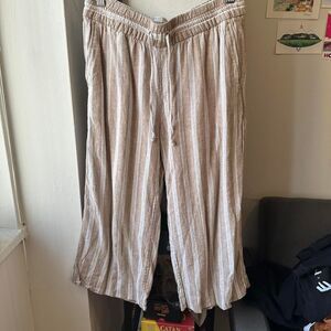 Banana-republic Women's Tan and Cream Trousers